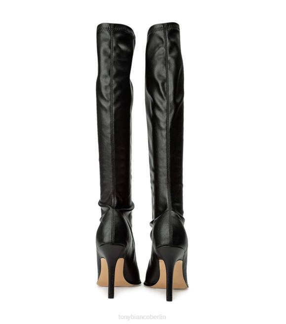 kniehohe Stiefel| de Tony Bianco Frauen Ritter-Kalbsstiefel schwarze Venezia 4624407